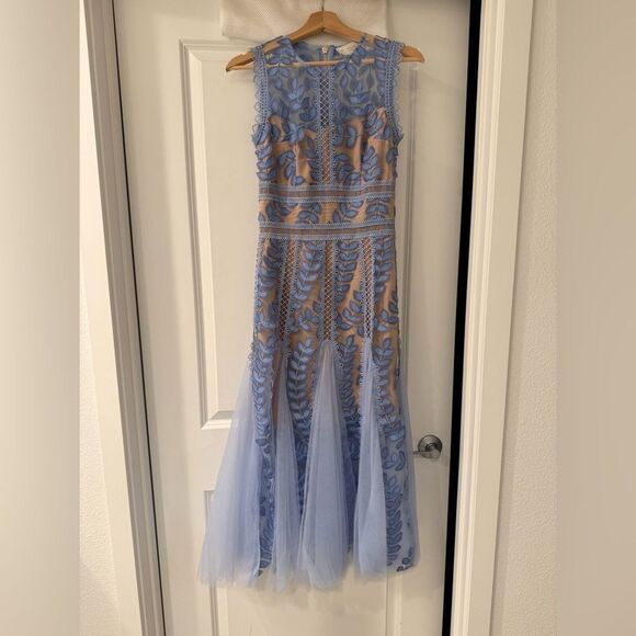 NWOT BRONX AND BANCO Violet Flared Dress in Violet - Picture 9 of 16